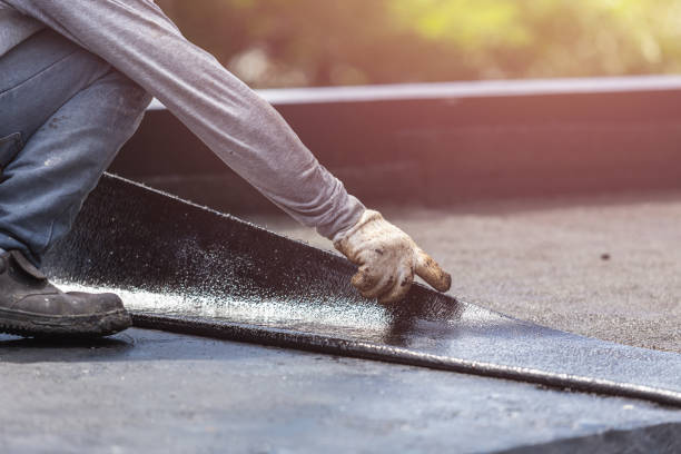 Professional Vapor Barrier Installation technician working in Amherst, OH